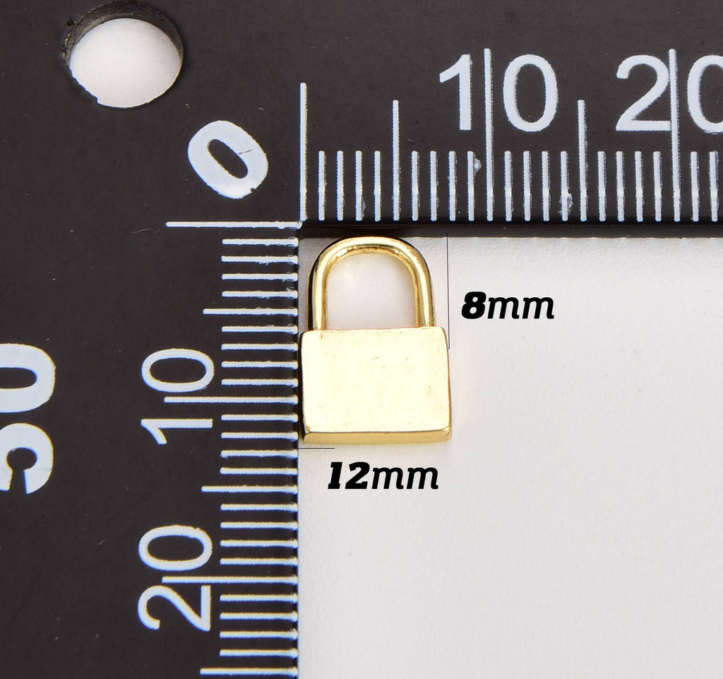 Lock Pendant • 18k Gold Filled