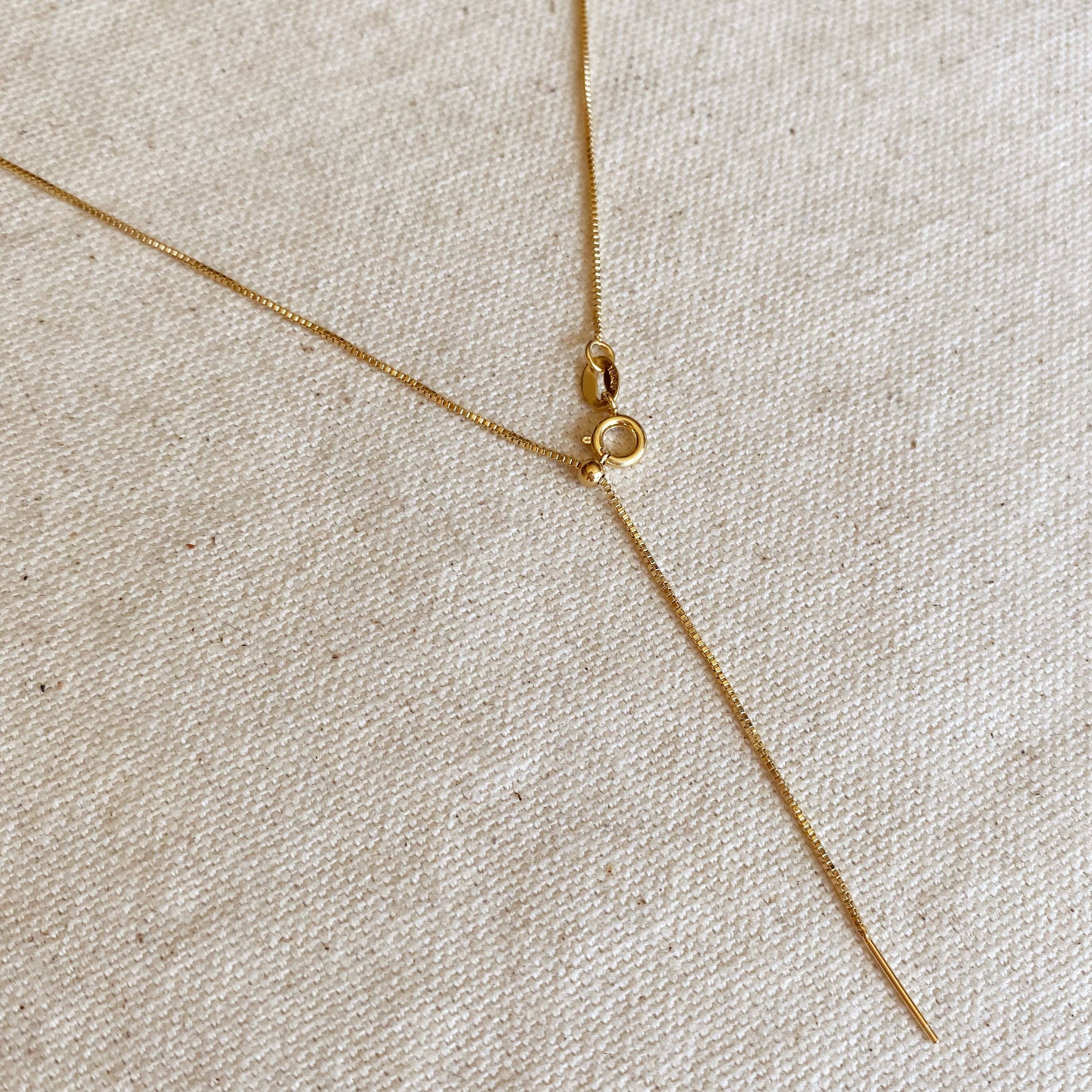 Adjustable chain • 18k Gold Filled