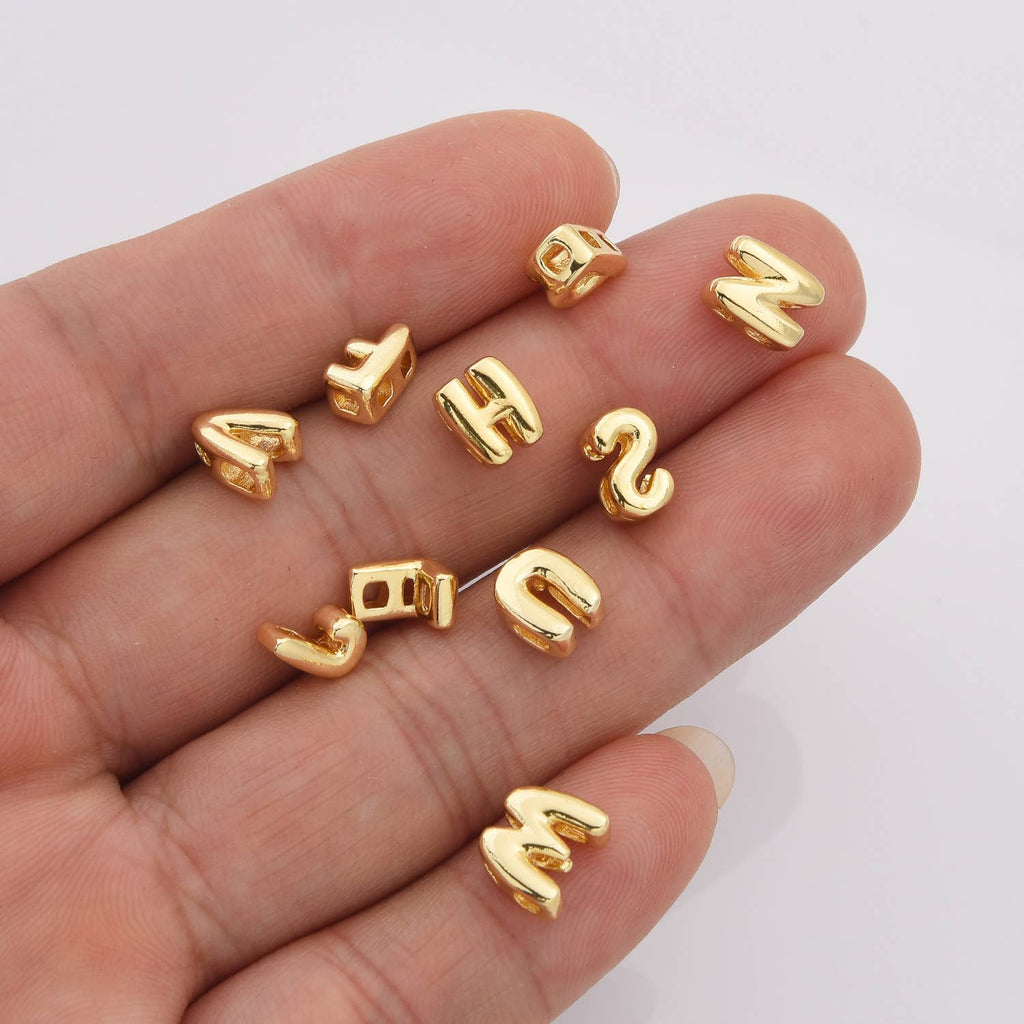 Balloon letters • 18k Gold Filled