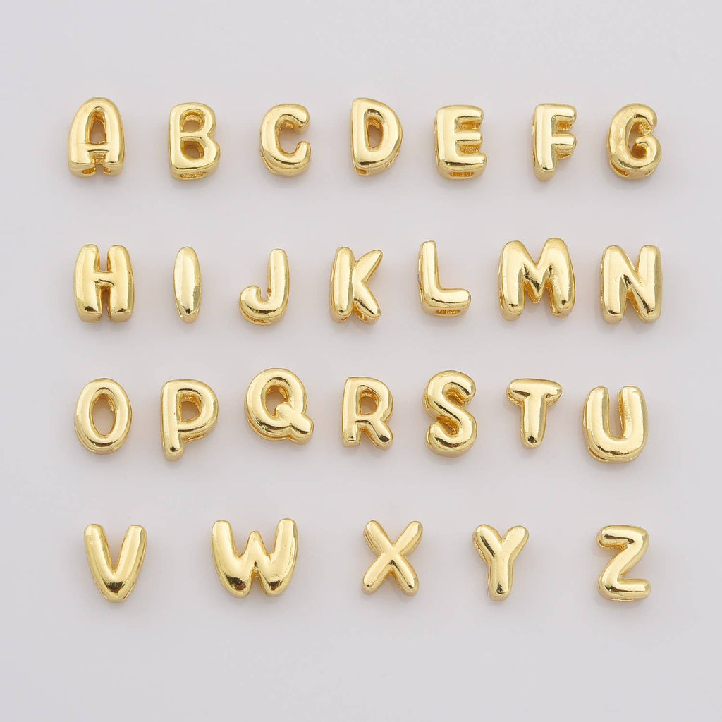Balloon letters • 18k Gold Filled