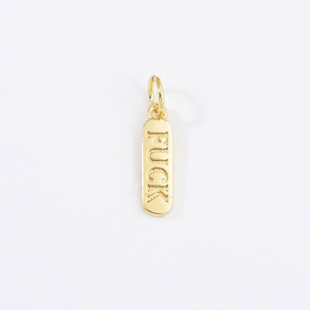 Pendants with engraved inscription • 18k Gold Filled