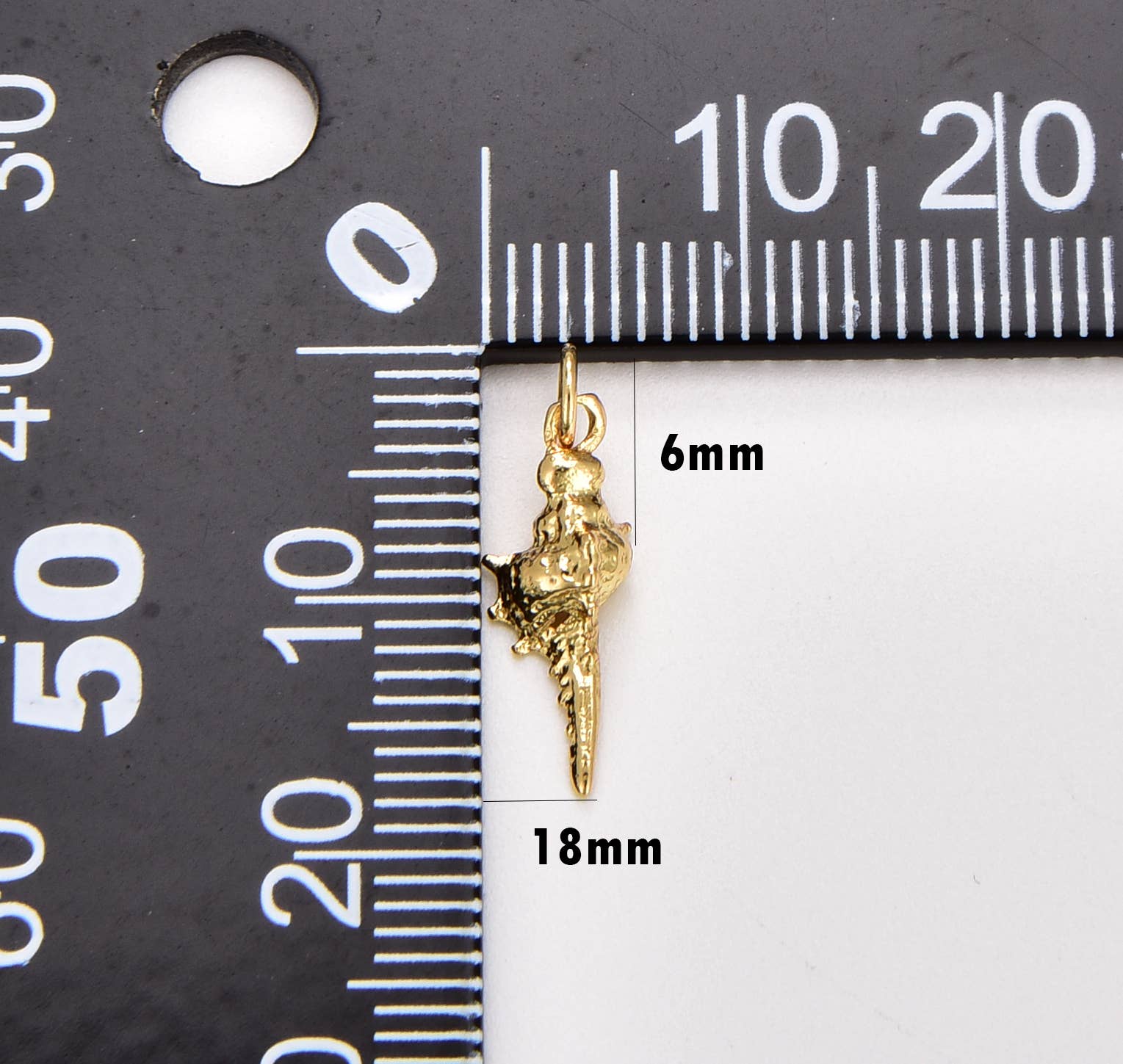 Spiral Shell • 18k Gold Filled