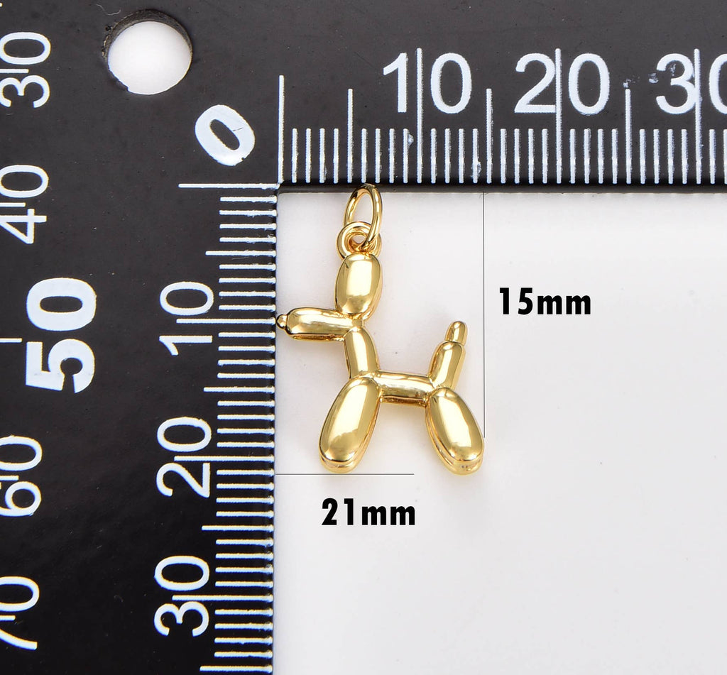 Balloon Puppy • 18k Gold Filled