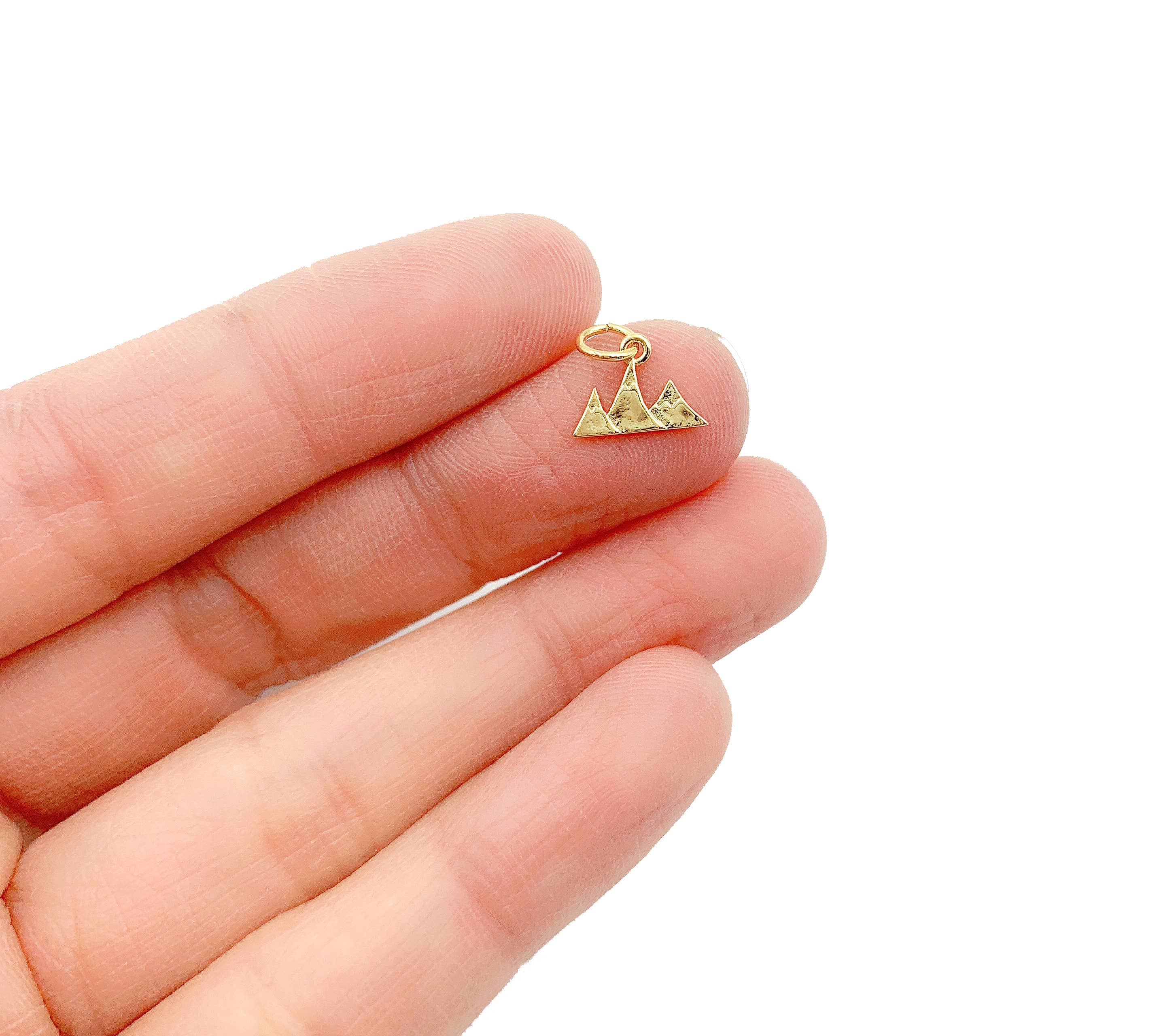 Mountain Pendant • 18k Gold Filled