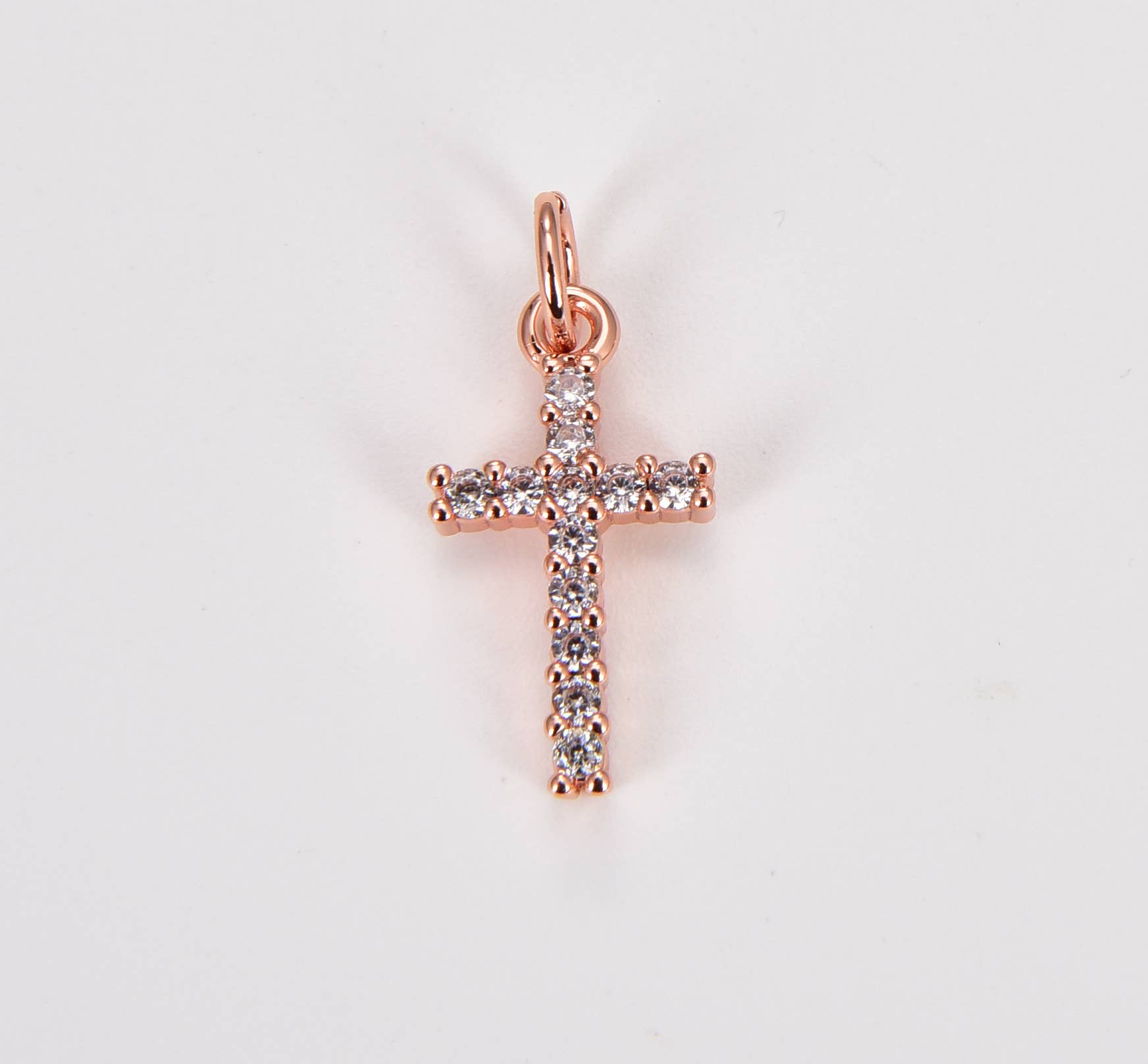Cross with crystals • 18k Gold Filled