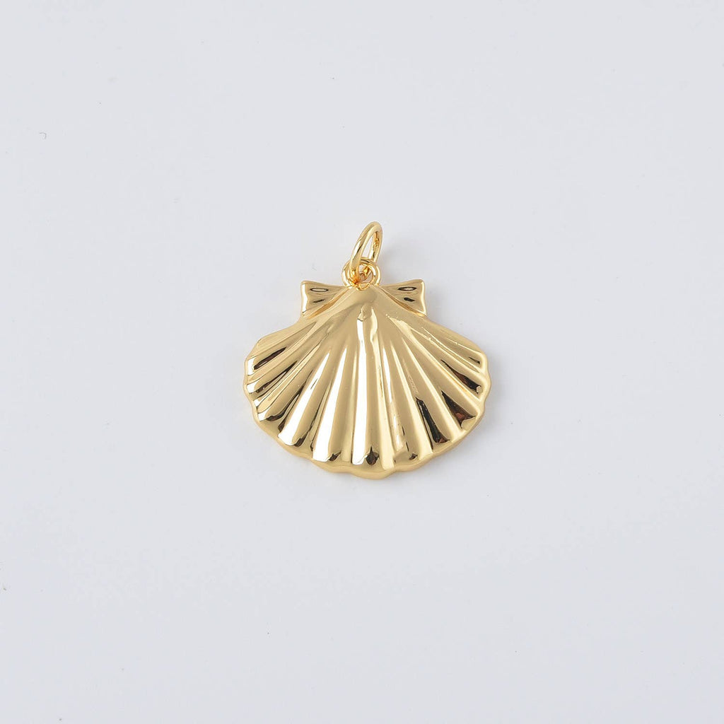Seashell Pendant • 18k Gold Filled