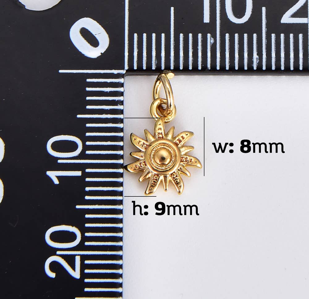 Spiral Sunburst • 18k Gold Filled