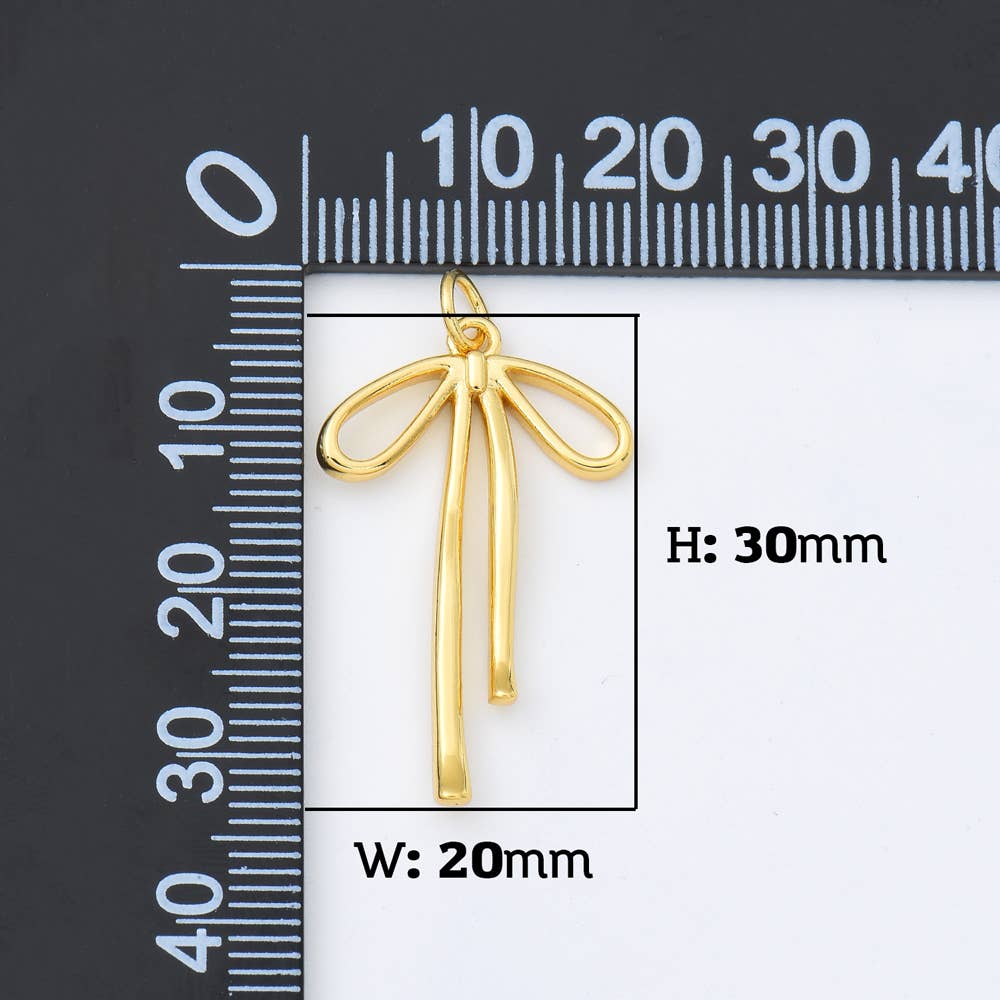 Bow Pendant • 18k Gold Filled