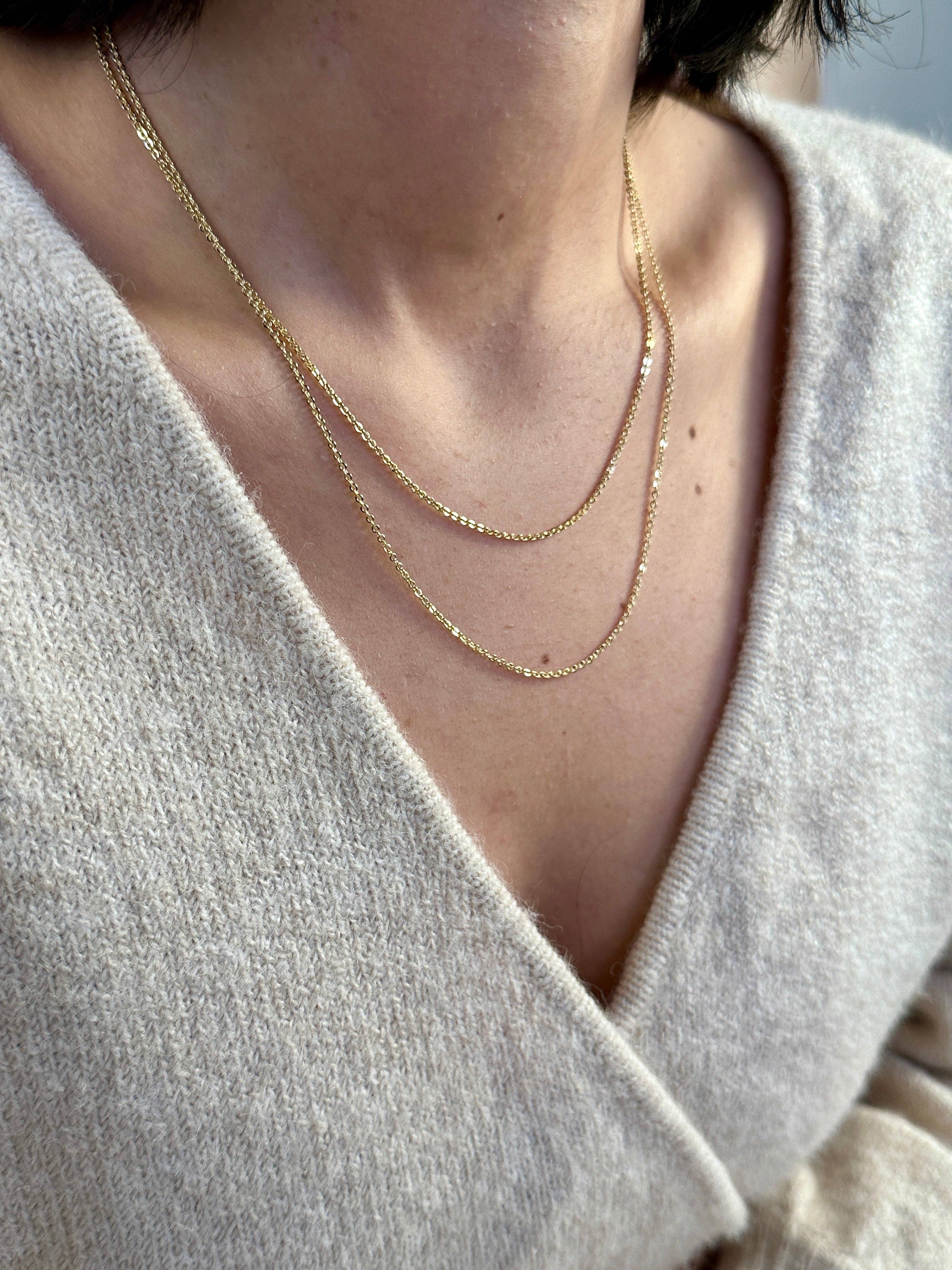 Verižica Cable  • 18k Gold Filled