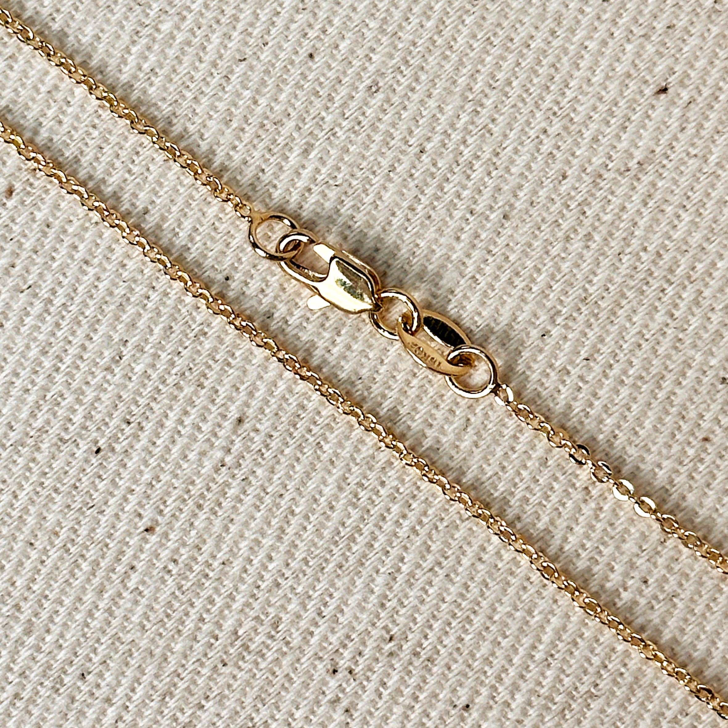 Verižica Cable  • 18k Gold Filled