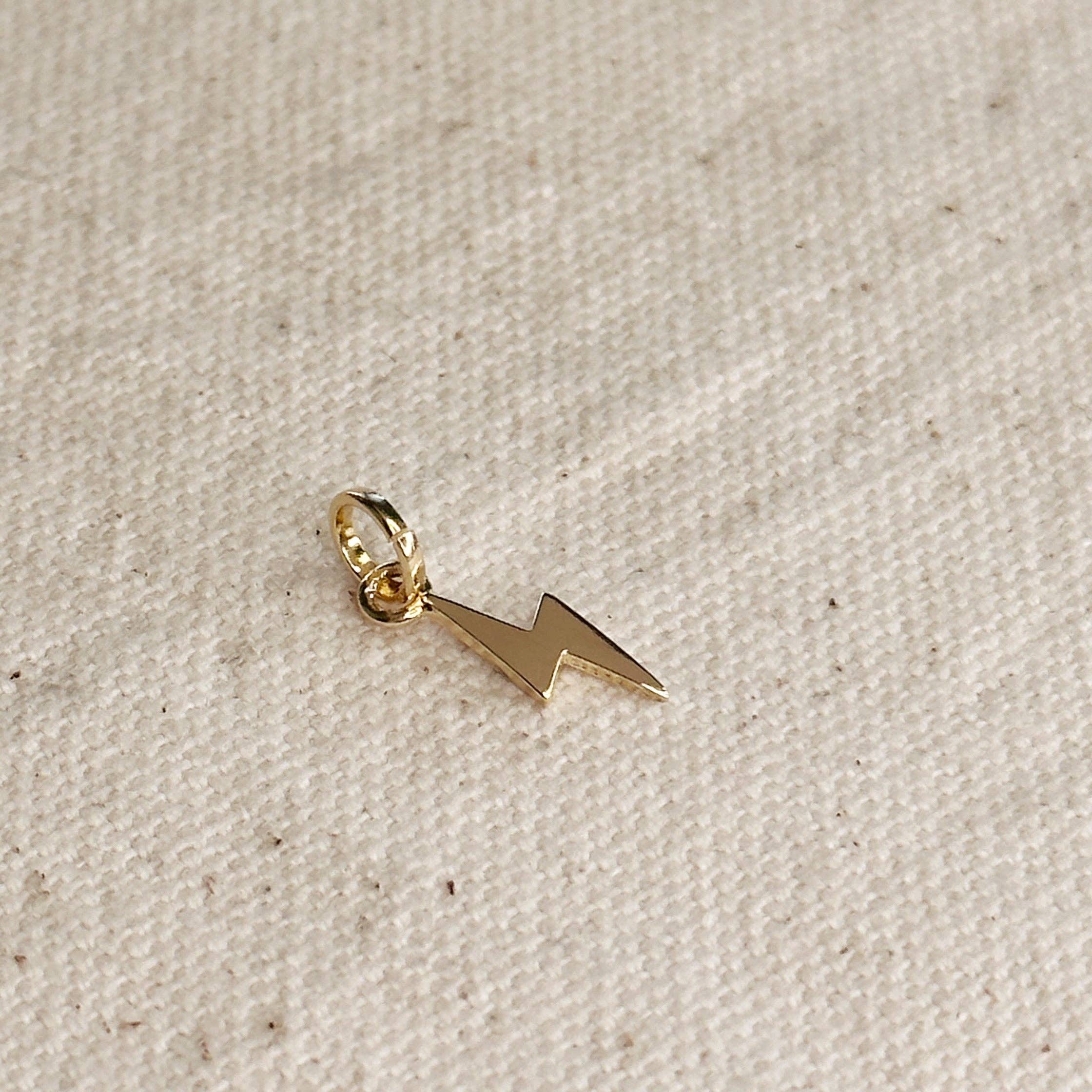 Lightning Pendant • 18k Gold Filled