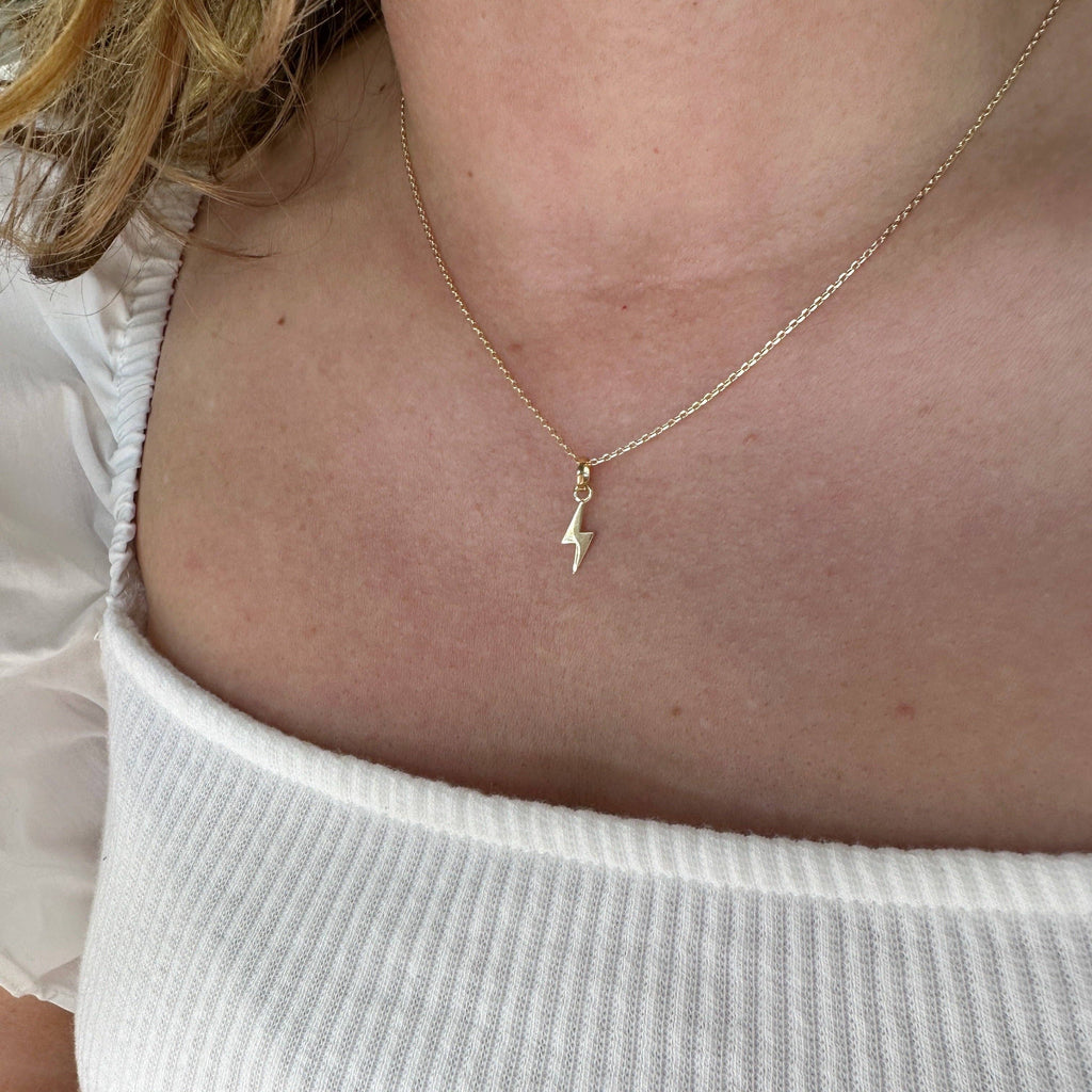 Lightning Pendant • 18k Gold Filled