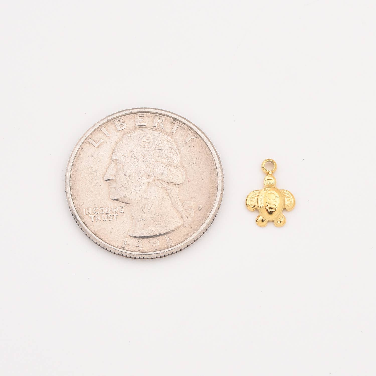 Turtle Pendant • 18k Gold Filled