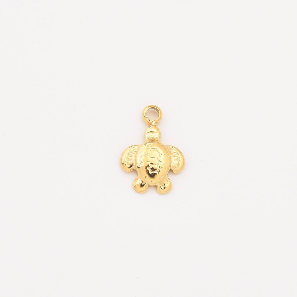 Turtle Pendant • 18k Gold Filled