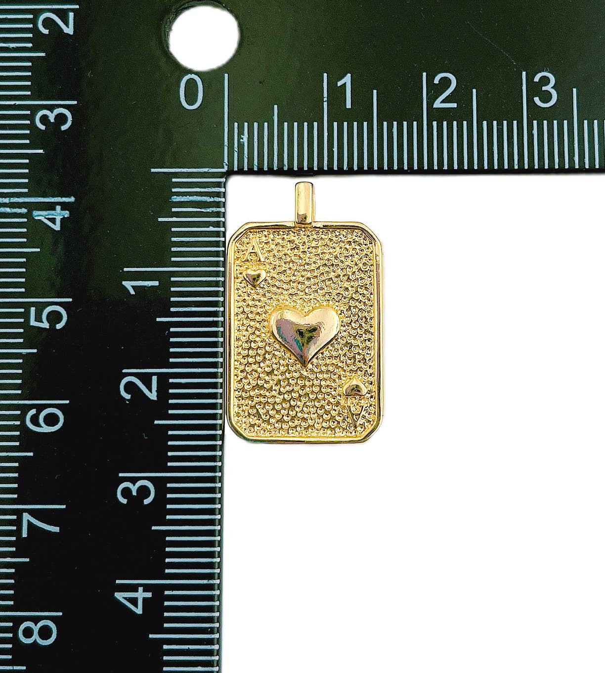 Ace of Hearts Card • 18k Gold Filled