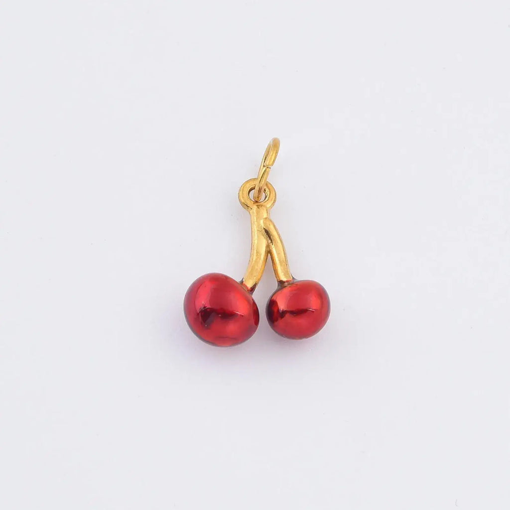 Cherry Pendant • 18k Gold Filled