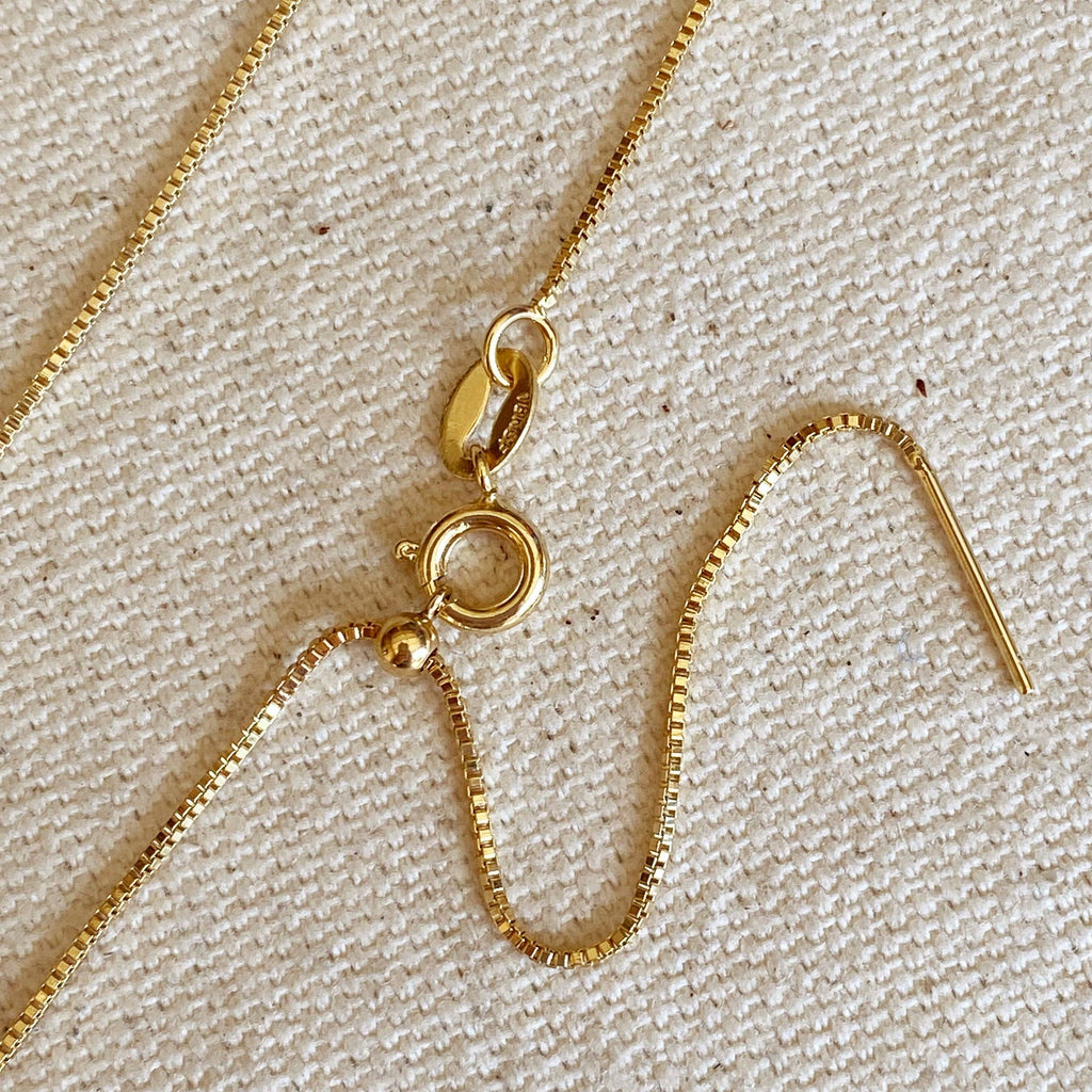 Adjustable chain • 18k Gold Filled