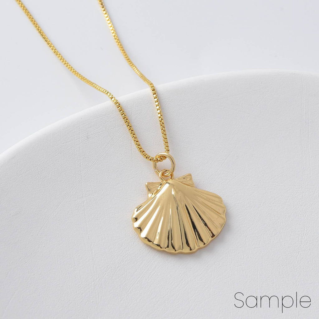 Seashell Pendant • 18k Gold Filled
