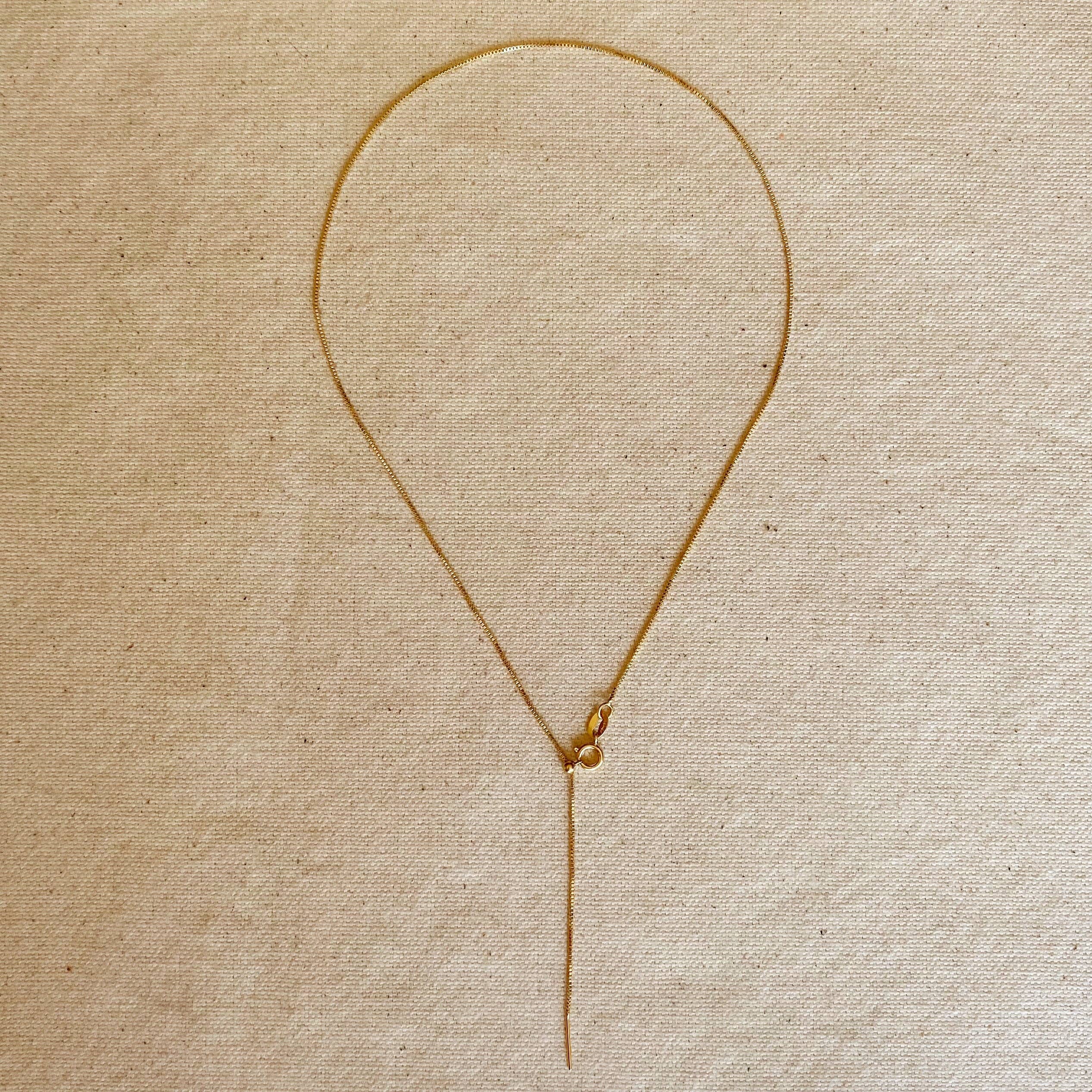 Adjustable chain • 18k Gold Filled