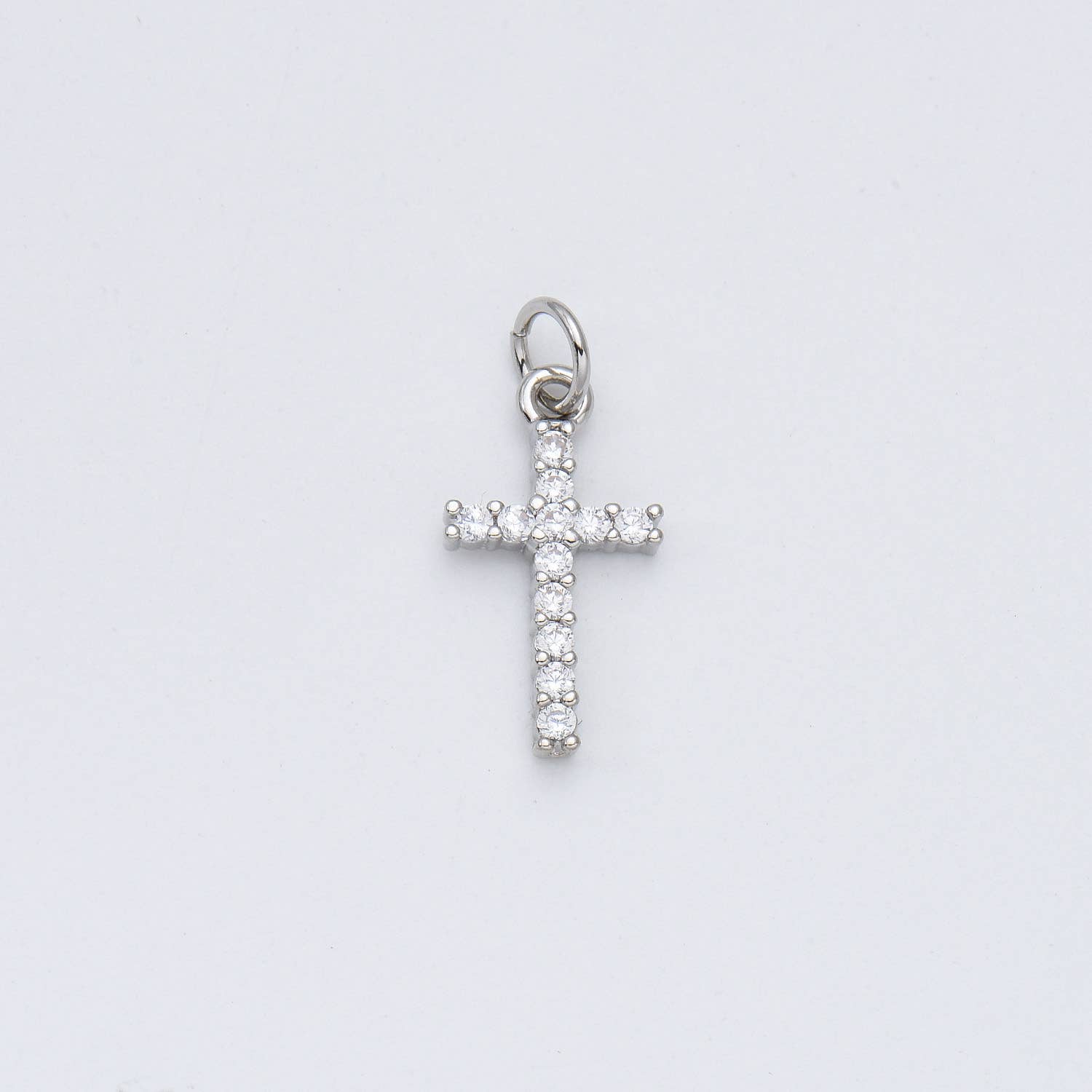 Cross with crystals • 18k Gold Filled