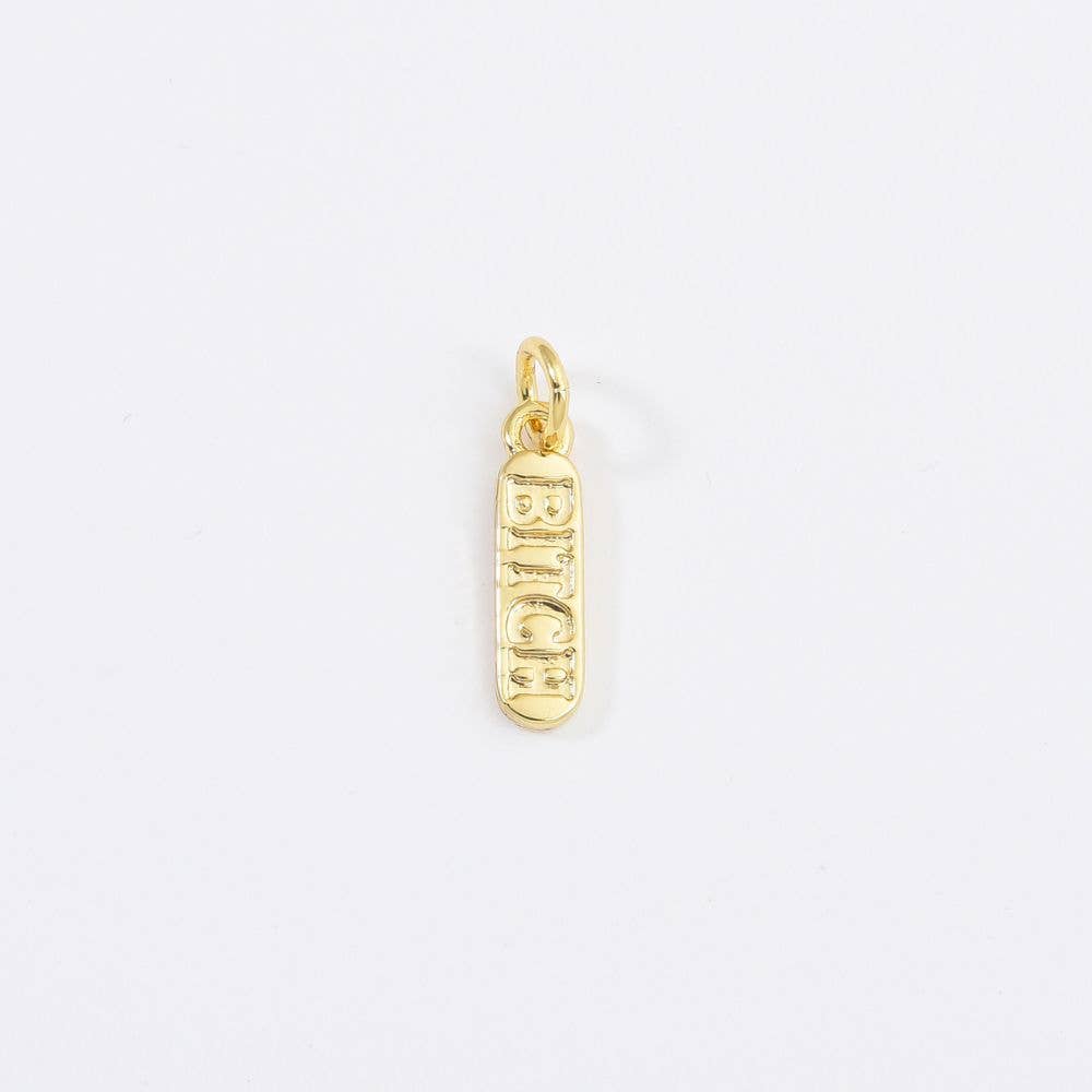 Pendants with engraved inscription • 18k Gold Filled