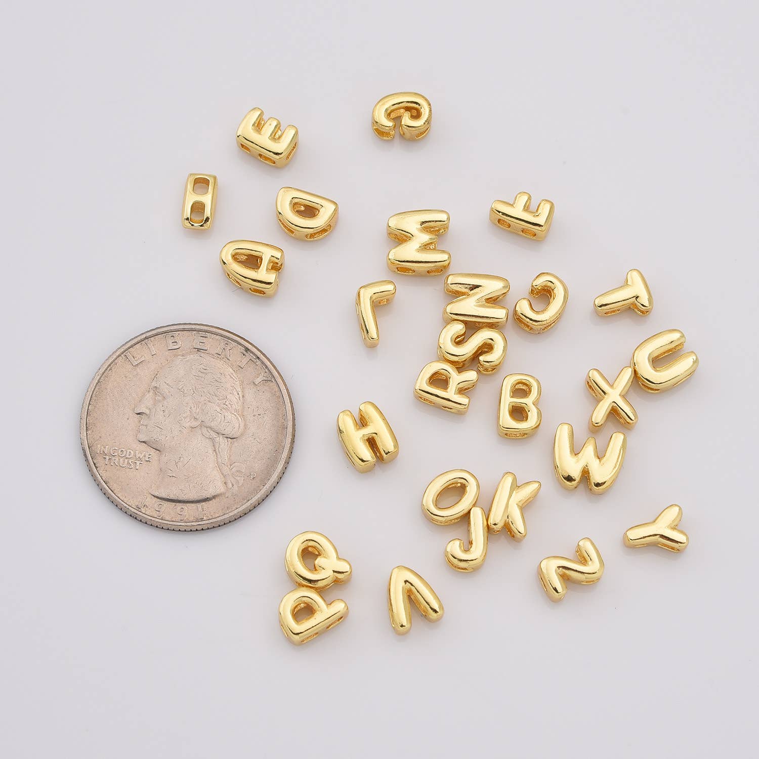 Balloon letters • 18k Gold Filled