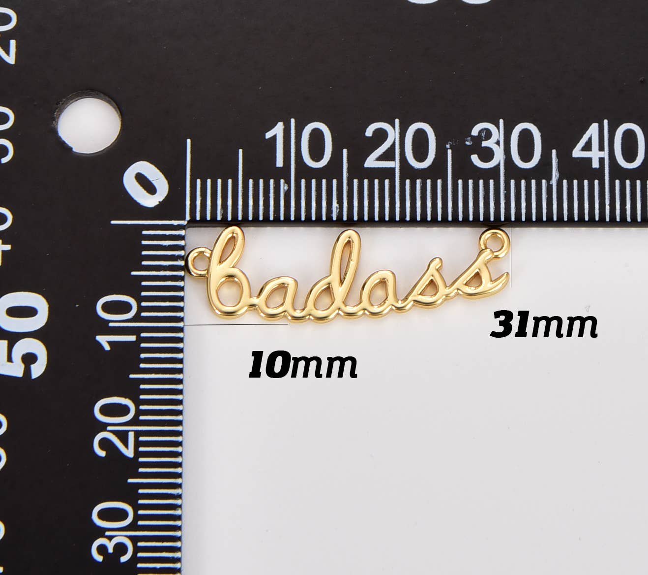 'Badass' Link Pendant • 18k Gold Filled